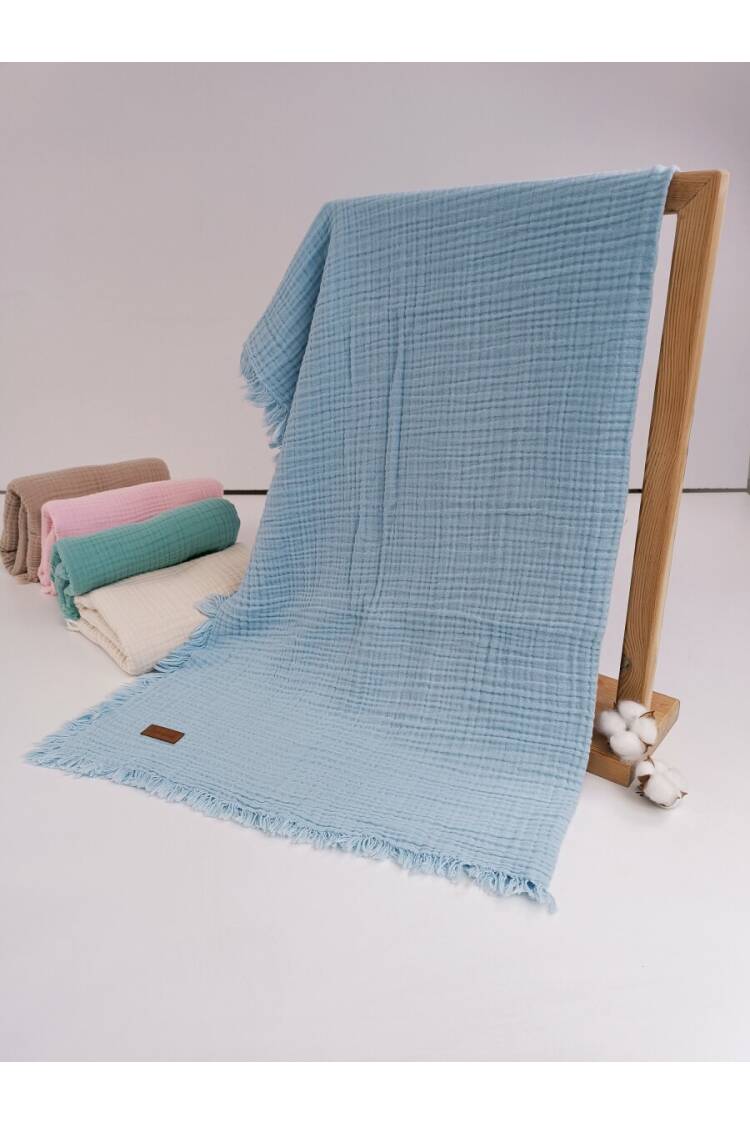 Wholesale Unisex Baby Muslin Blanket 100*120 - Brand: Tomuycuk - Kids & Baby Clothes Wholesale - Globality Store