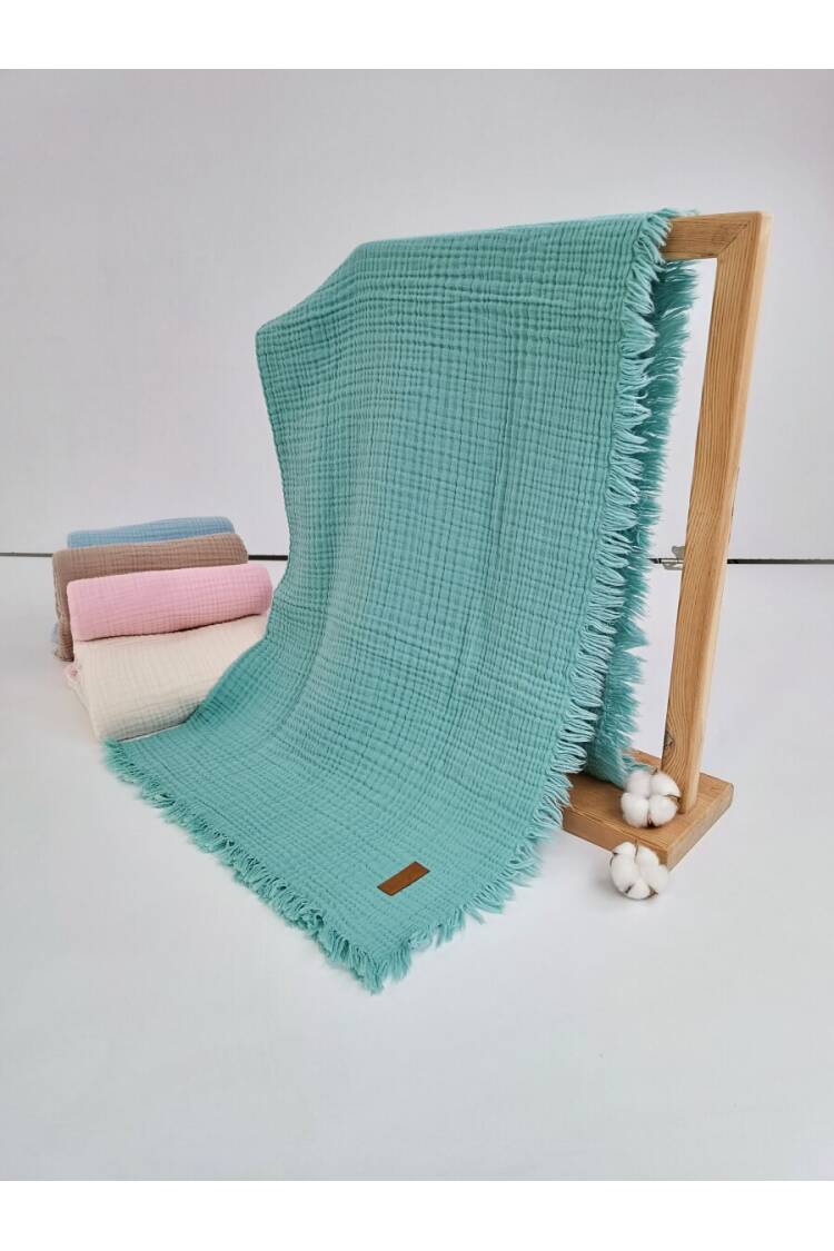 Wholesale Unisex Baby Muslin Blanket 100*120 - Brand: Tomuycuk - Kids & Baby Clothes Wholesale - Globality Store