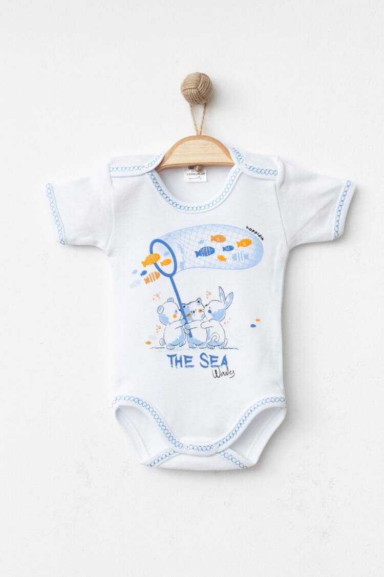 Wholesale Unisex Baby Onesies 1-6M - Brand: Hoppidik - Kids & Baby Clothes Wholesale - Globality Store
