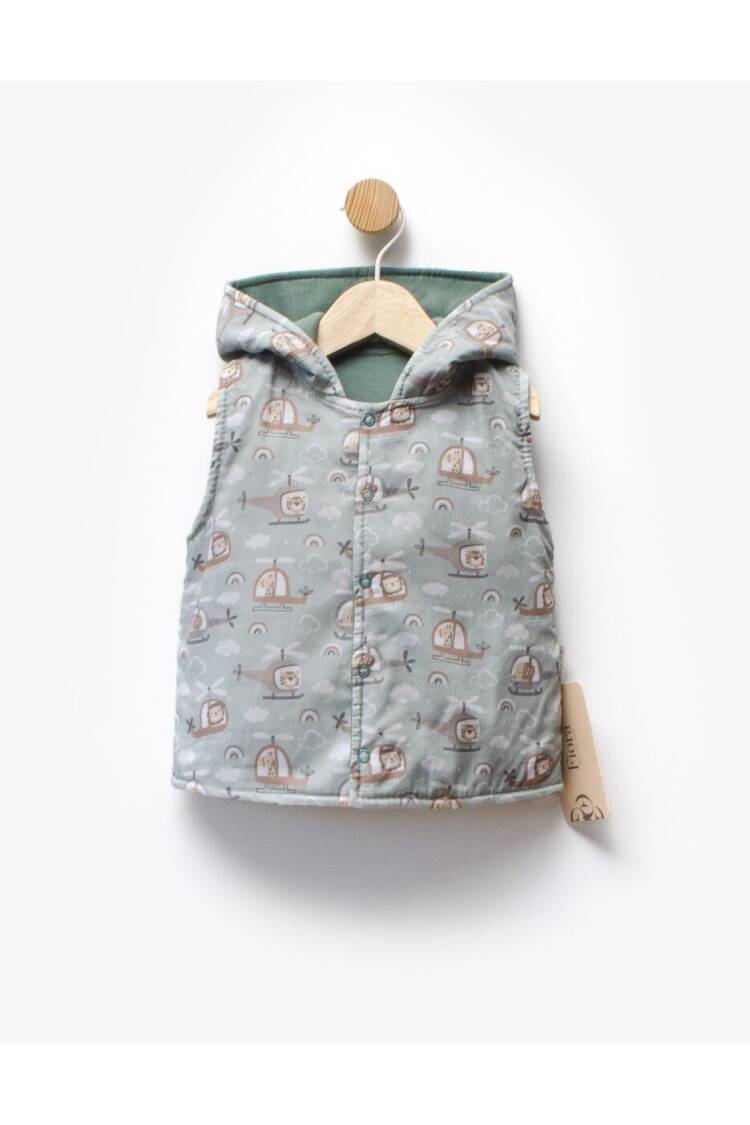 Wholesale Unisex Baby Patterned Vest 6-36M - Brand: Flexi Baby - Kids & Baby Clothes Wholesale - Globality Store