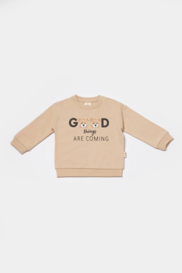 Wholesale Unisex Baby Sweatshirt 100% Organic Cotton 3-24M Baby Cosy - Brand: BabyCosy - Kids & Baby Clothes Wholesale - Globality Store