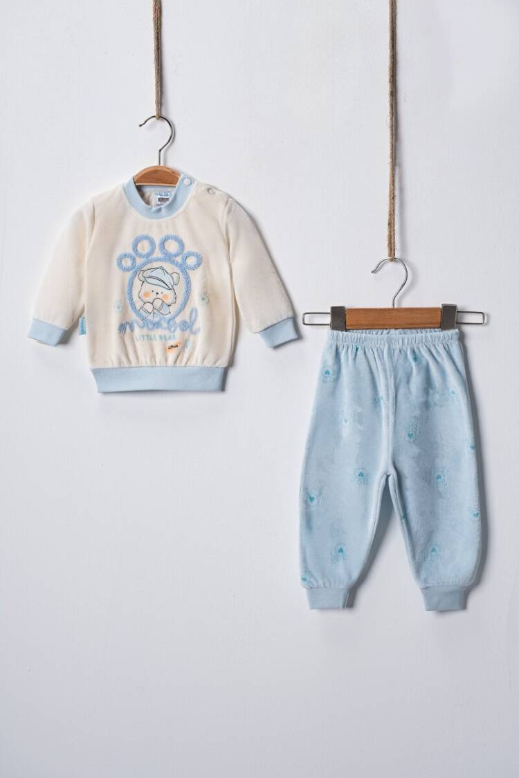 Wholesale Unisex Baby Tracksuit Set 3-9M - Brand: Hoppidik - Kids & Baby Clothes Wholesale - Globality Store