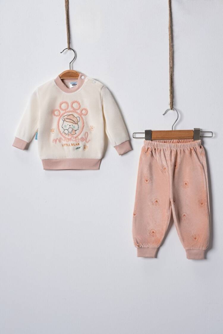 Wholesale Unisex Baby Tracksuit Set 3-9M - Brand: Hoppidik - Kids & Baby Clothes Wholesale - Globality Store