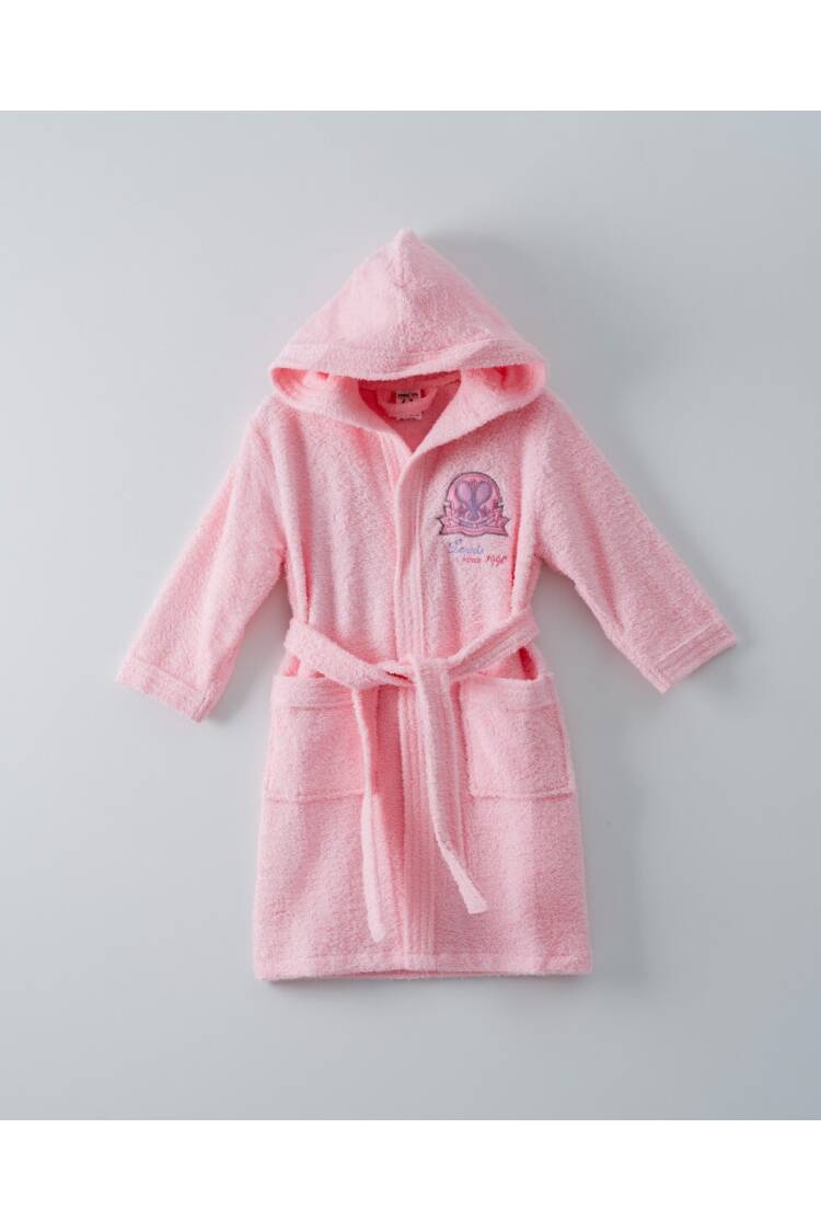 Wholesale Unisex Bathrobe 5-8Y Ramel Tekstil - Brand: Ramel Kids - Kids & Baby Clothes Wholesale - Globality Store
