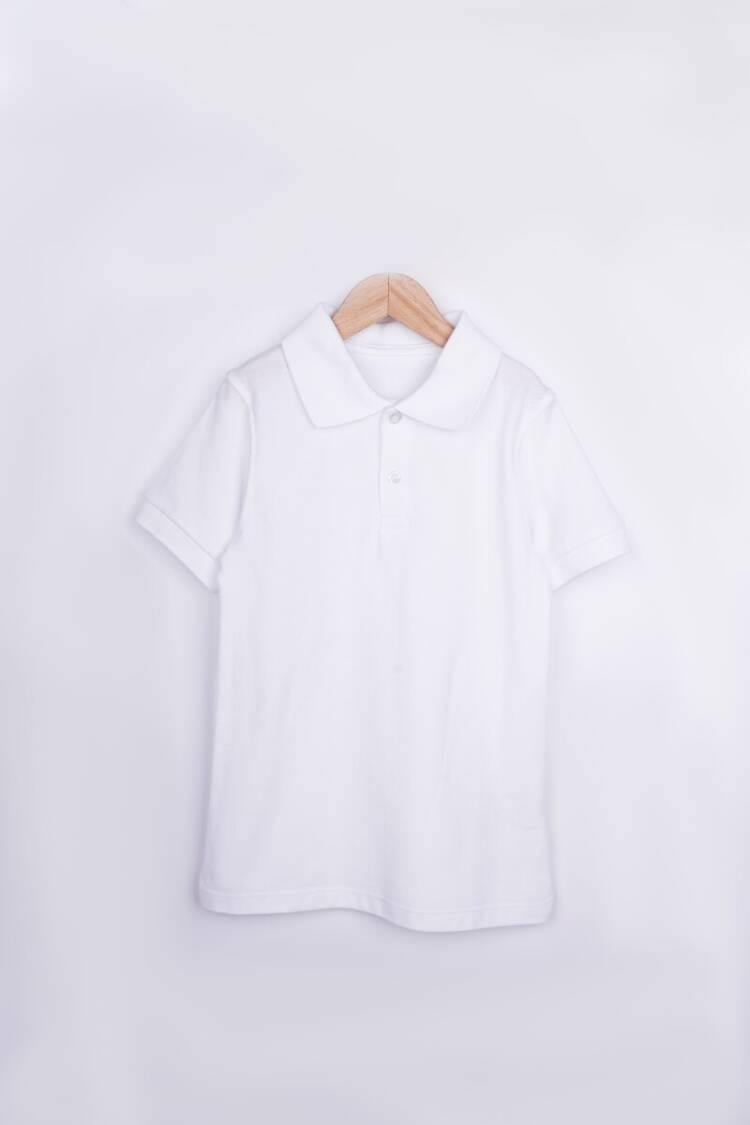 Wholesale Unisex Children's Short Sleeve Polo Neck T-Shirt 10-13Y - Brand: Interkidsy Basic - Kids & Baby Clothes Wholesale - Globality Store