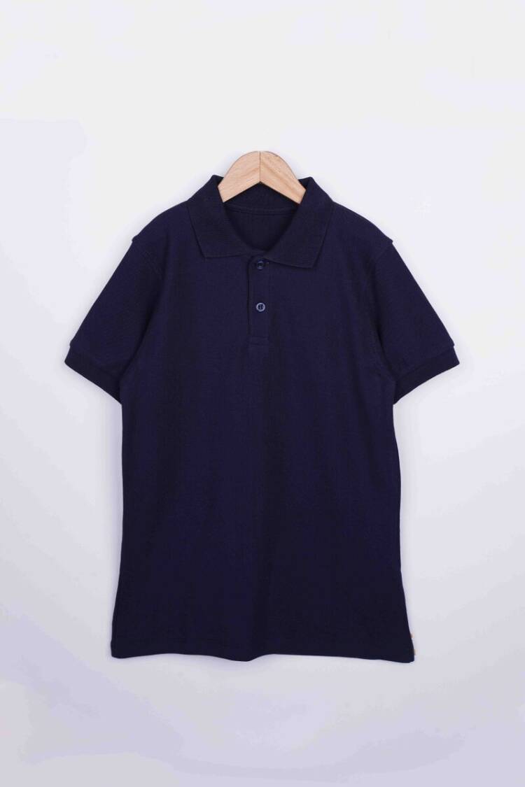 Wholesale Unisex Children's Short Sleeve Polo Neck T-Shirt 10-13Y - Brand: Interkidsy Basic - Kids & Baby Clothes Wholesale - Globality Store