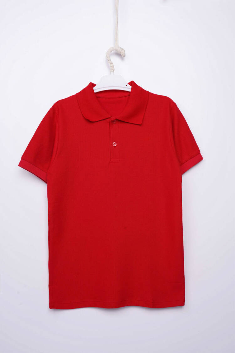Wholesale Unisex Children's Short Sleeve Polo Neck T-Shirt 10-13Y - Brand: Interkidsy Basic - Kids & Baby Clothes Wholesale - Globality Store