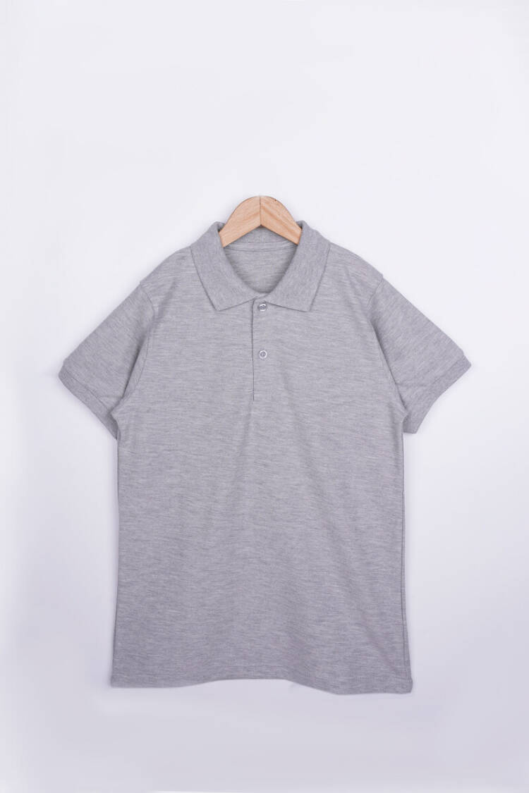 Wholesale Unisex Children's Short Sleeve Polo Neck T-Shirt 6-9Y - Brand: Interkidsy Basic - Kids & Baby Clothes Wholesale - Globality Store