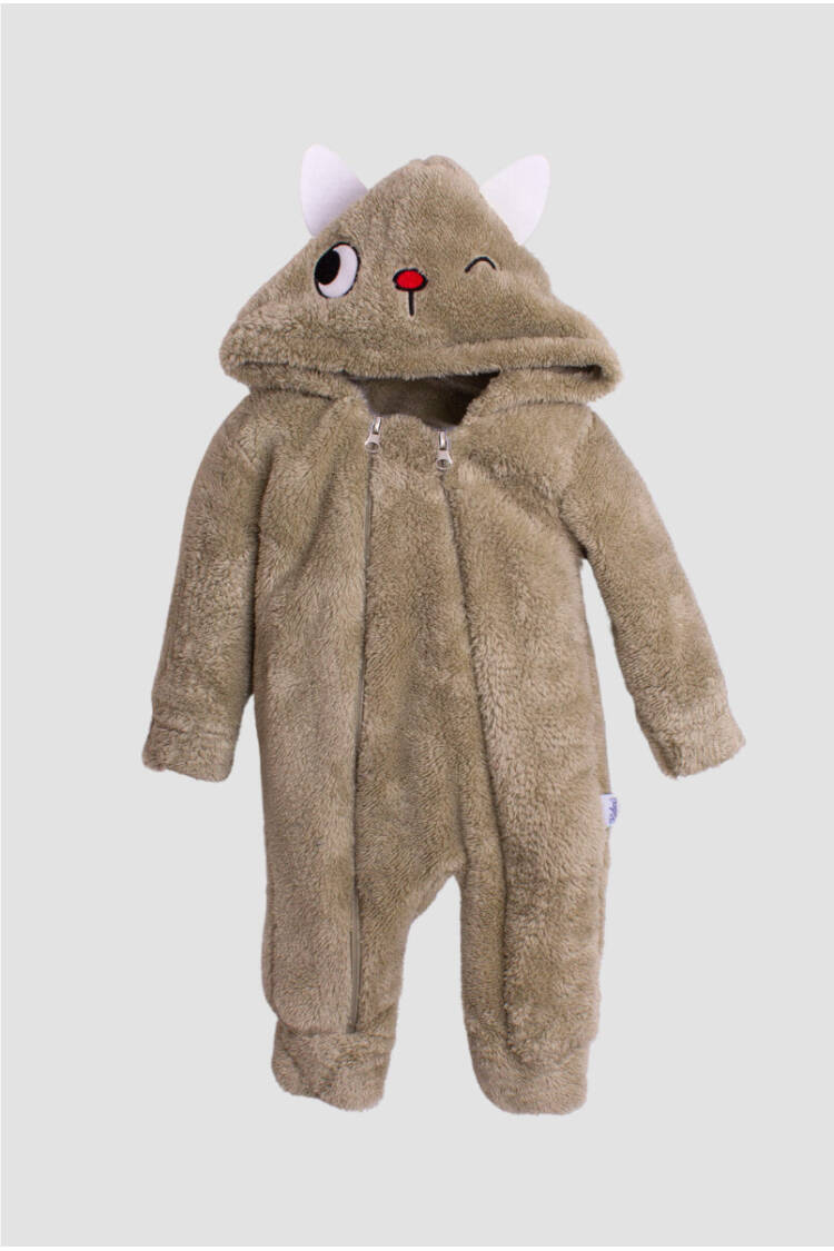 Wholesale Unisex Double Zipper Costume Welsoft Jumpsuit 3-12M - Brand: Kidexs - Kids & Baby Clothes Wholesale - Globality Store