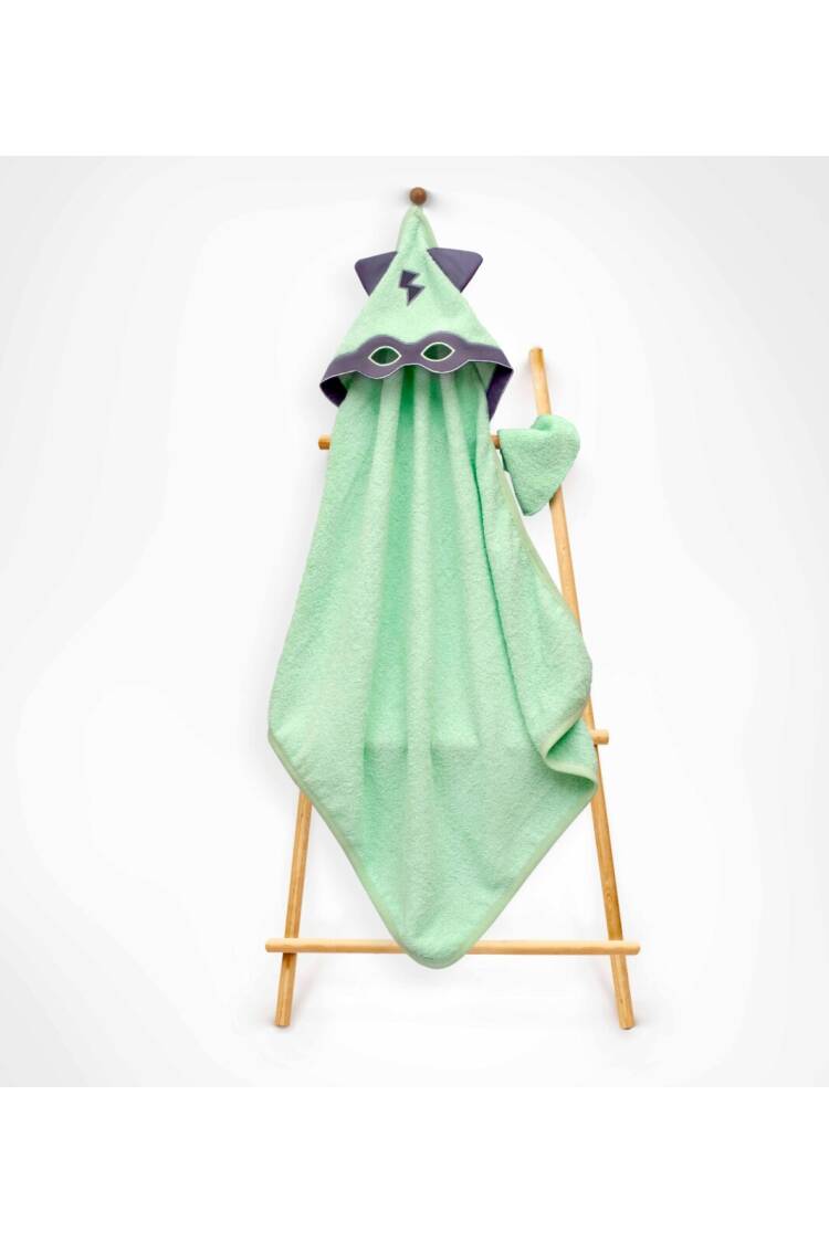 Wholesale Unisex Kids 2-Piece Scrub Mitt and Towel Set 75x80 - Brand: Babyline - Kids & Baby Clothes Wholesale - Globality Store