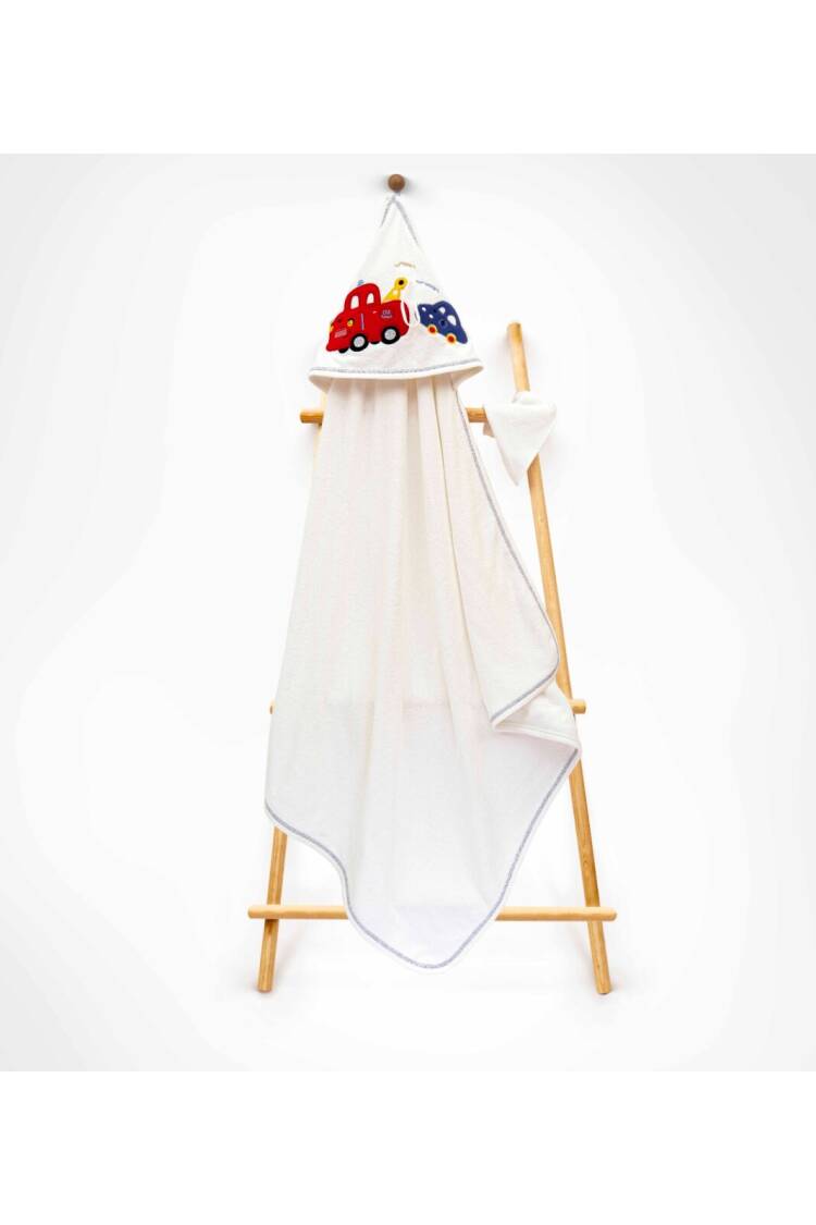 Wholesale Unisex Kids 2-Piece Scrub Mitt and Towel Set 85X80 - Brand: Babyline - Kids & Baby Clothes Wholesale - Globality Store