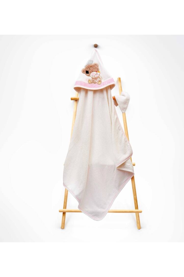 Wholesale Unisex Kids 2-Piece Scrub Mitt and Towel Set 85X80 - Brand: Babyline - Kids & Baby Clothes Wholesale - Globality Store