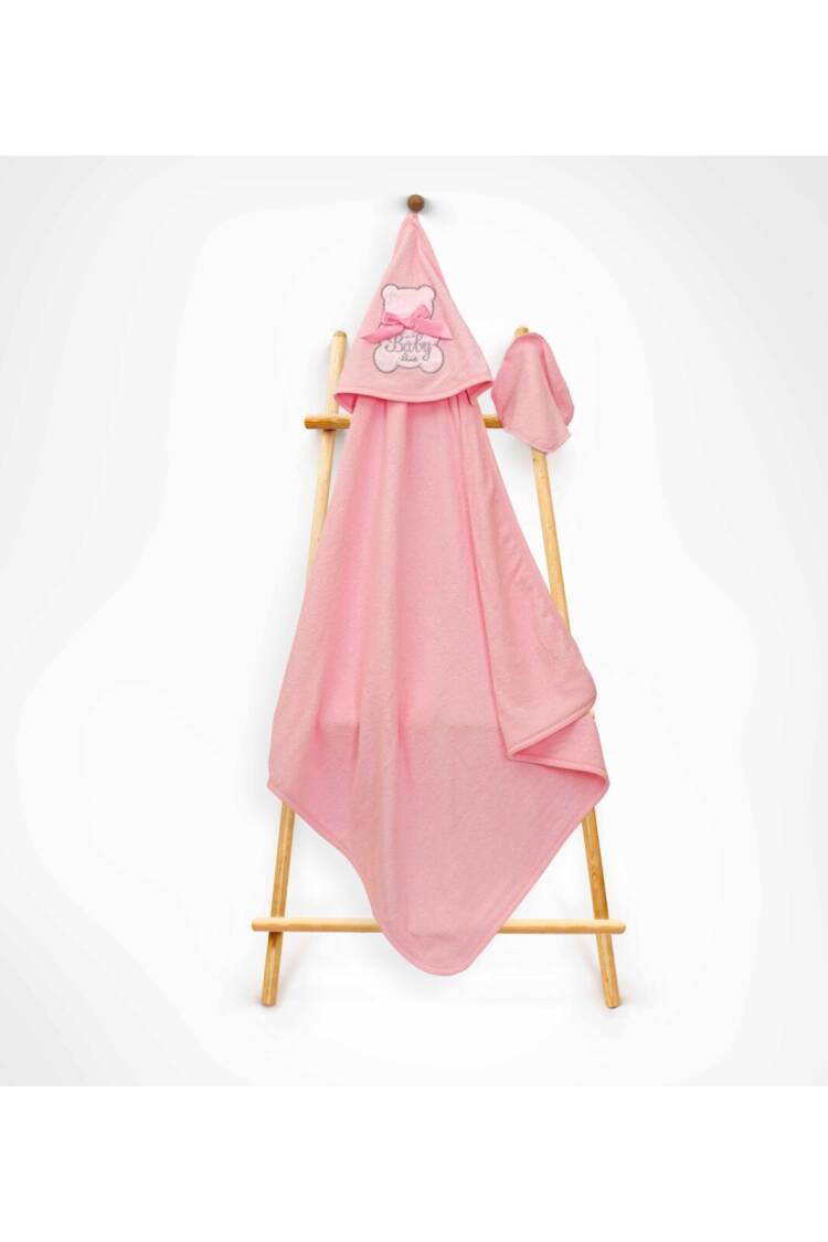 Wholesale Unisex Kids 2-Piece Scrub Mitt and Towel Set 85X80 - Brand: Babyline - Kids & Baby Clothes Wholesale - Globality Store