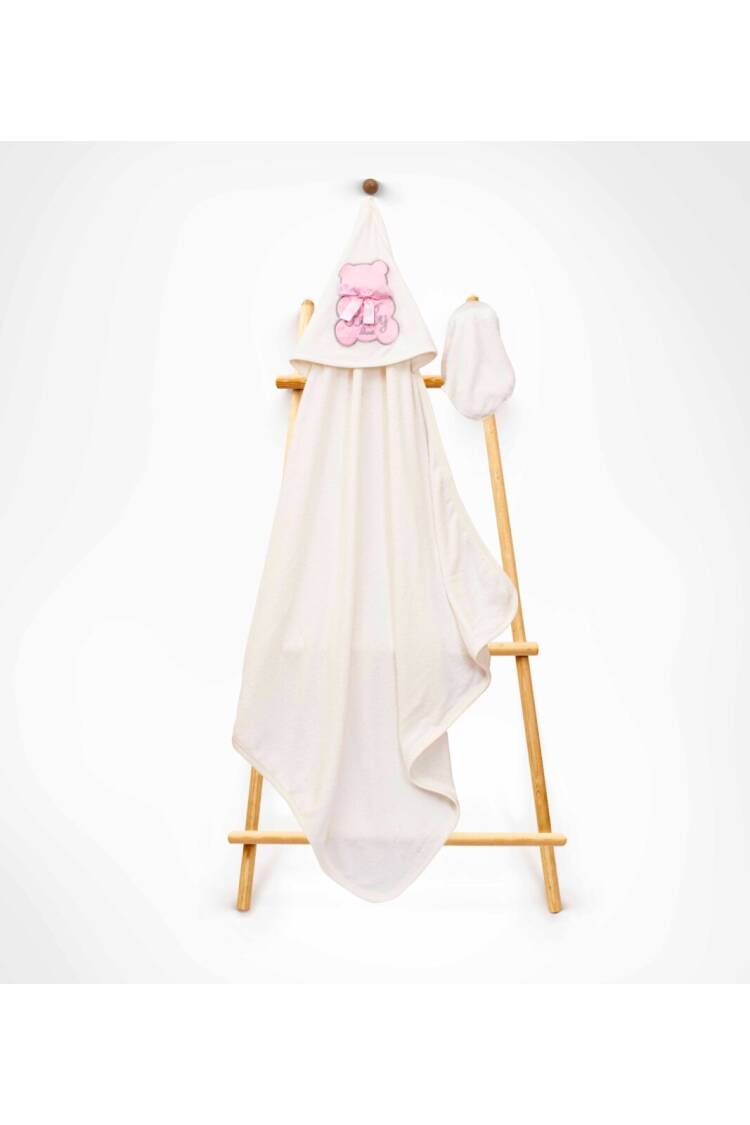 Wholesale Unisex Kids 2-Piece Scrub Mitt and Towel Set 85X80 - Brand: Babyline - Kids & Baby Clothes Wholesale - Globality Store