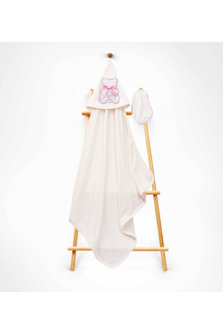 Wholesale Unisex Kids 2-Piece Scrub Mitt and Towel Set 85X80 - Brand: Babyline - Kids & Baby Clothes Wholesale - Globality Store