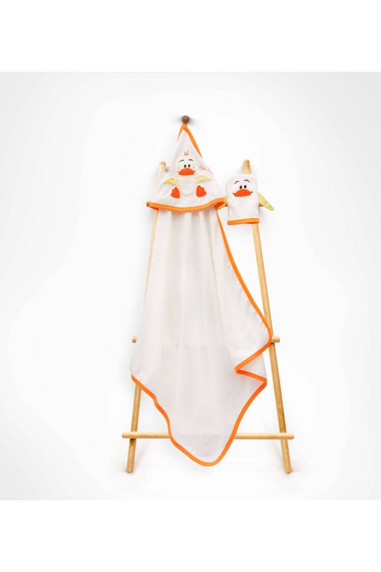 Wholesale Unisex Kids 2-Piece Scrub Mitt and Towel Set 85X80 - Brand: Babyline - Kids & Baby Clothes Wholesale - Globality Store