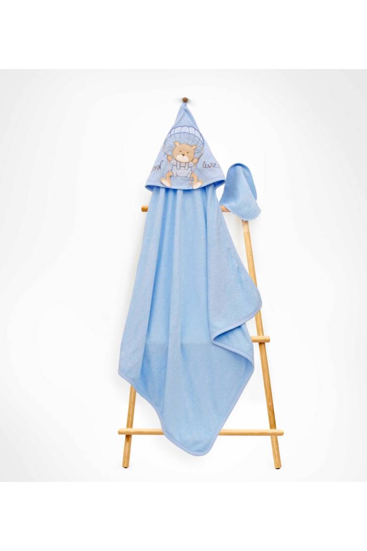 Wholesale Unisex Kids 2-Piece Scrub Mitt and Towel Set 85X80 - Brand: Babyline - Kids & Baby Clothes Wholesale - Globality Store