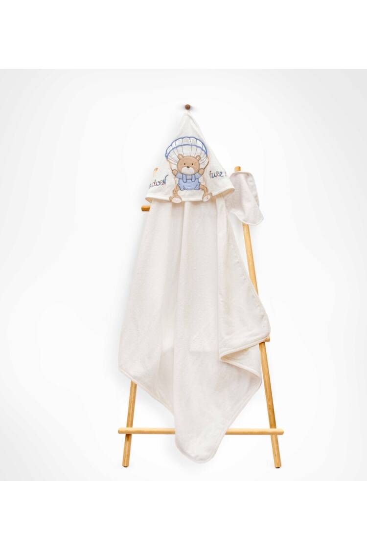 Wholesale Unisex Kids 2-Piece Scrub Mitt and Towel Set 85X80 - Brand: Babyline - Kids & Baby Clothes Wholesale - Globality Store