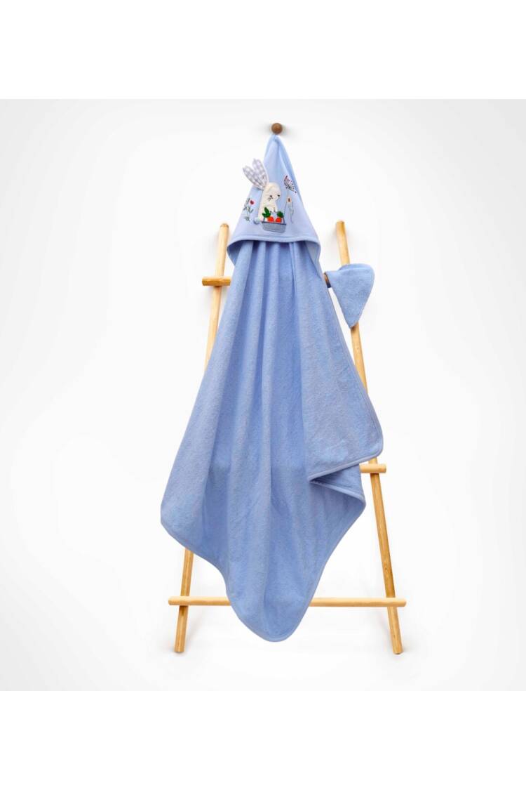 Wholesale Unisex Kids 2-Piece Scrub Mitt and Towel Set 85X80 - Brand: Babyline - Kids & Baby Clothes Wholesale - Globality Store