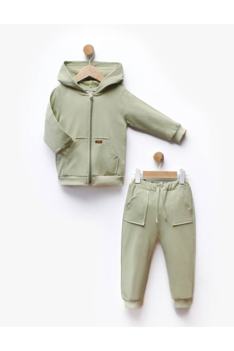 Wholesale Unisex Kids 2pcs Cardigan and Trousers Set 1-5Y - Brand: Flexi Baby - Kids & Baby Clothes Wholesale - Globality Store