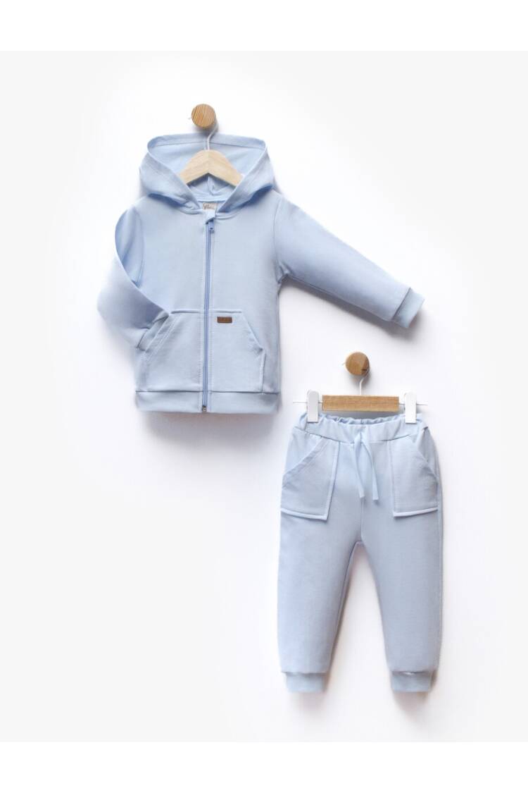Wholesale Unisex Kids 2pcs Cardigan and Trousers Set 1-5Y - Brand: Flexi Baby - Kids & Baby Clothes Wholesale - Globality Store