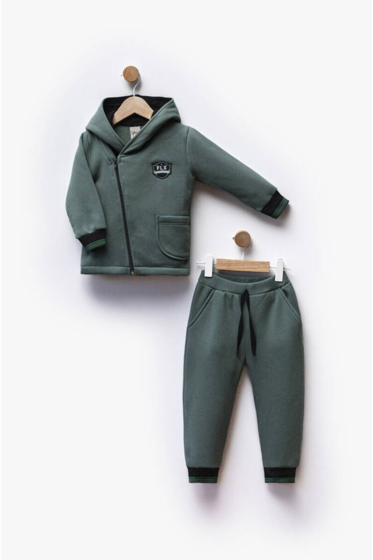 Wholesale Unisex Kids 2pcs Cardigan and Trousers Set 2-5Y - Brand: Flexi Baby - Kids & Baby Clothes Wholesale - Globality Store