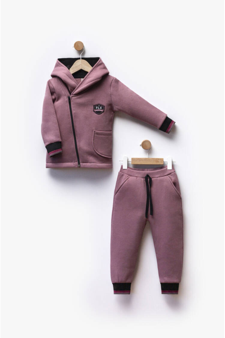 Wholesale Unisex Kids 2pcs Cardigan and Trousers Set 2-5Y - Brand: Flexi Baby - Kids & Baby Clothes Wholesale - Globality Store