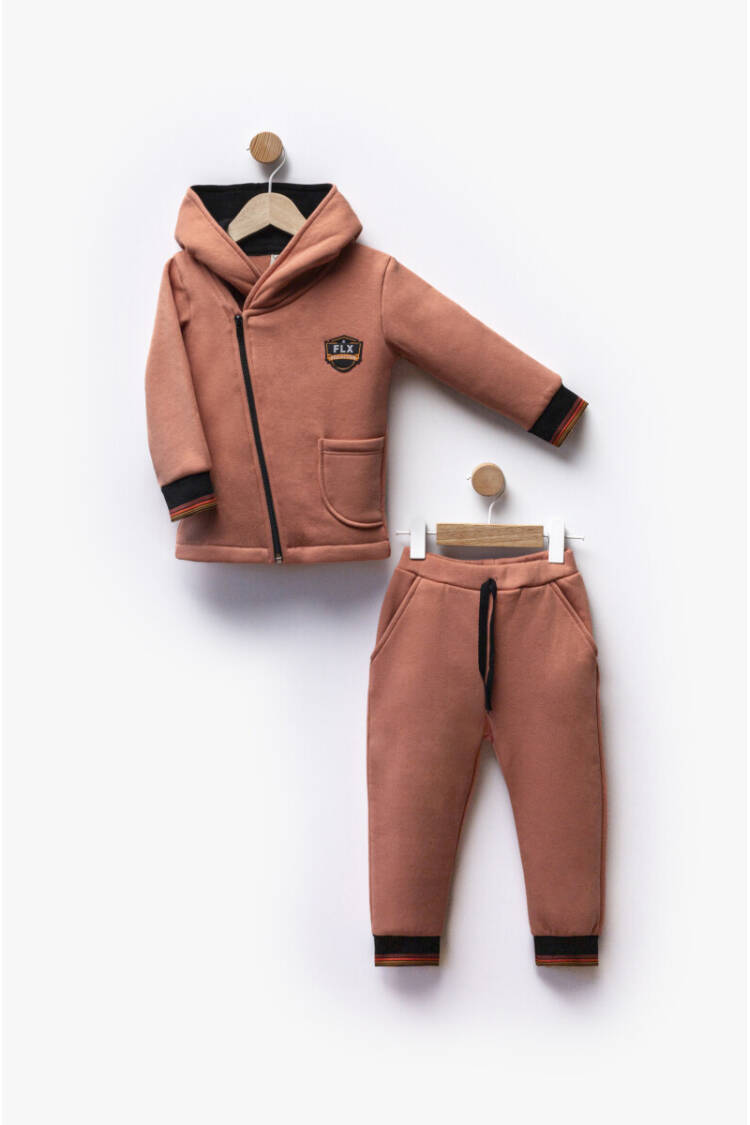 Wholesale Unisex Kids 2pcs Cardigan and Trousers Set 2-5Y - Brand: Flexi Baby - Kids & Baby Clothes Wholesale - Globality Store