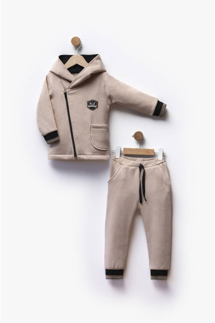 Wholesale Unisex Kids 2pcs Cardigan and Trousers Set 2-5Y - Brand: Flexi Baby - Kids & Baby Clothes Wholesale - Globality Store