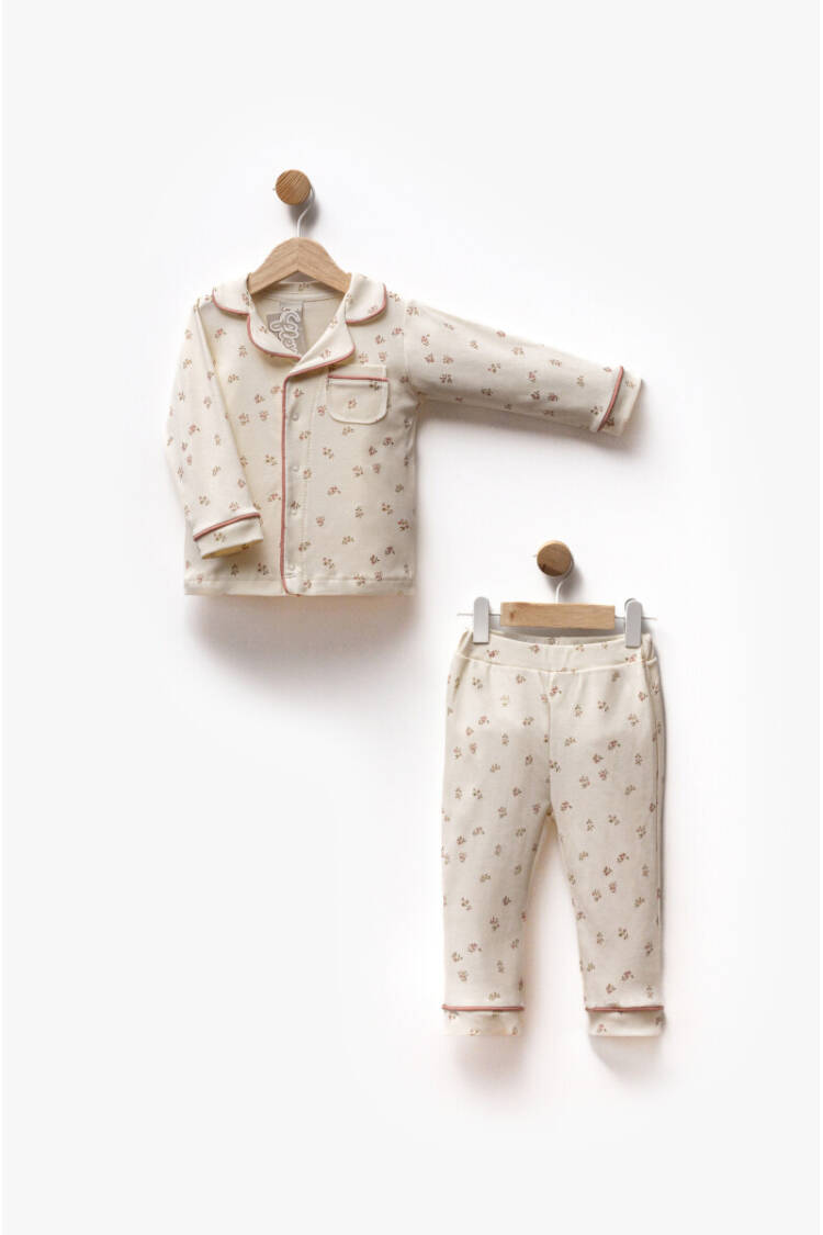 Wholesale Unisex Kids 2pcs Printed Pajama Set 1-5Y - Brand: Flexi Baby - Kids & Baby Clothes Wholesale - Globality Store