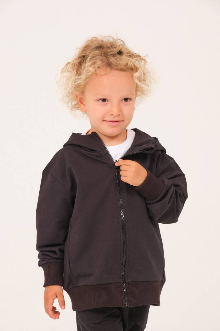 Wholesale Unisex Kids Basic Hooded Jacket 1-12Y - Brand: Zeyland - Kids & Baby Clothes Wholesale - Globality Store