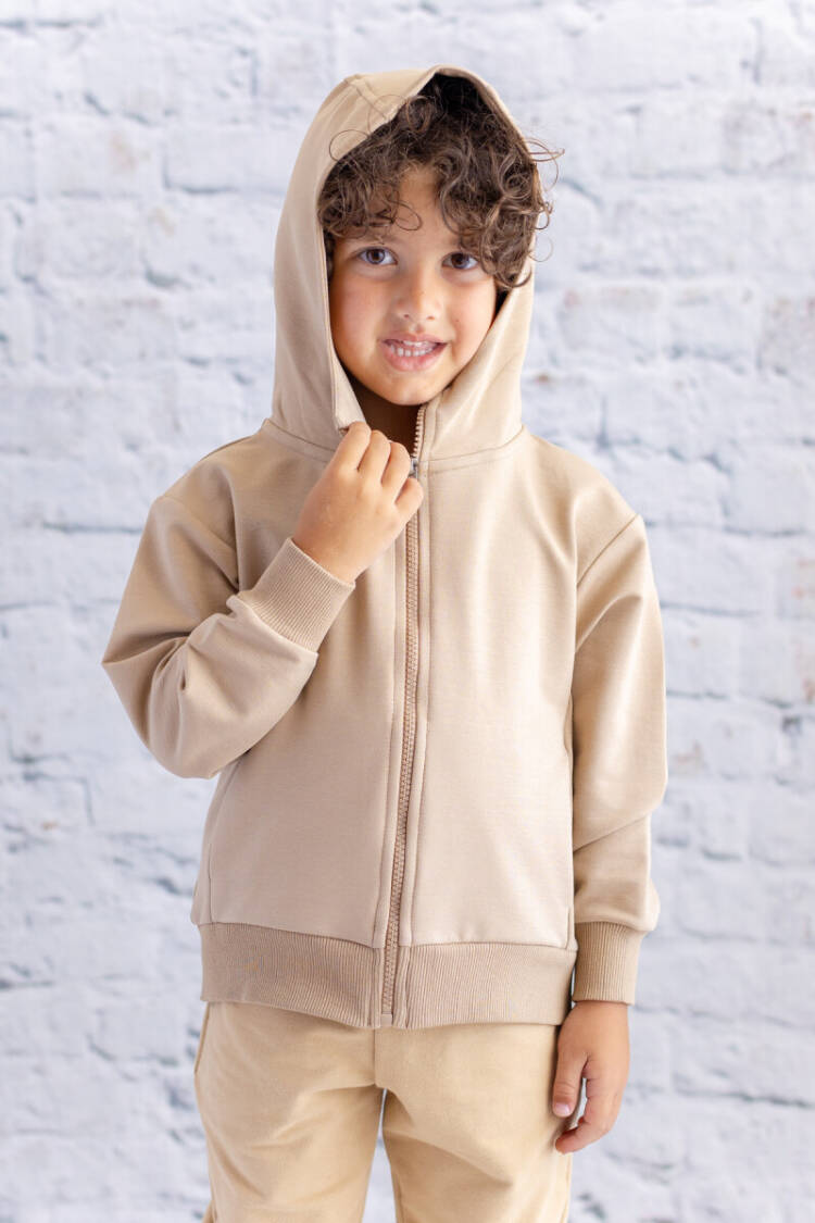 Wholesale Unisex Kids Basic Hooded Jacket 1-12Y - Brand: Zeyland - Kids & Baby Clothes Wholesale - Globality Store