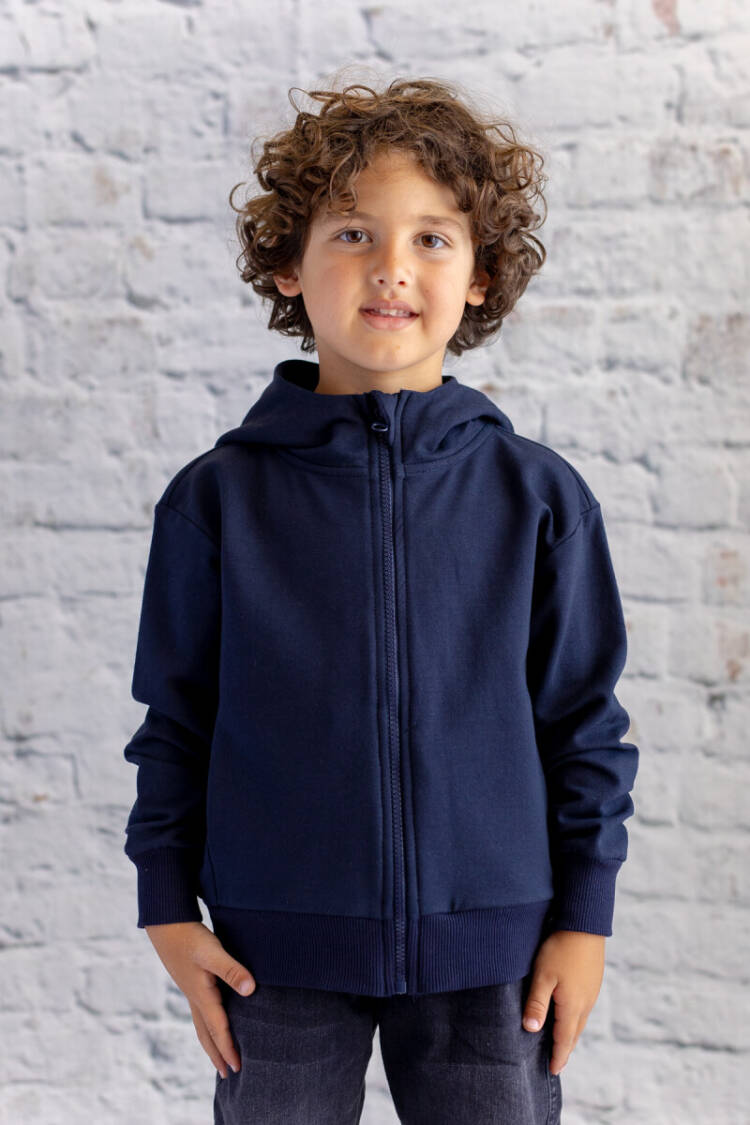 Wholesale Unisex Kids Basic Hooded Jacket 1-12Y - Brand: Zeyland - Kids & Baby Clothes Wholesale - Globality Store