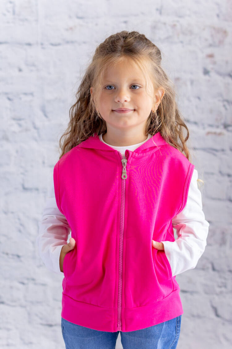 Wholesale Unisex Kids Basic Hooded Vest 1-12Y - Brand: Zeyland - Kids & Baby Clothes Wholesale - Globality Store