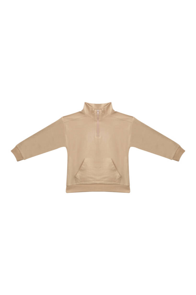 Wholesale Unisex Kids Collar Zipped Sweatshirt 1-12Y - Brand: Zeyland - Kids & Baby Clothes Wholesale - Globality Store