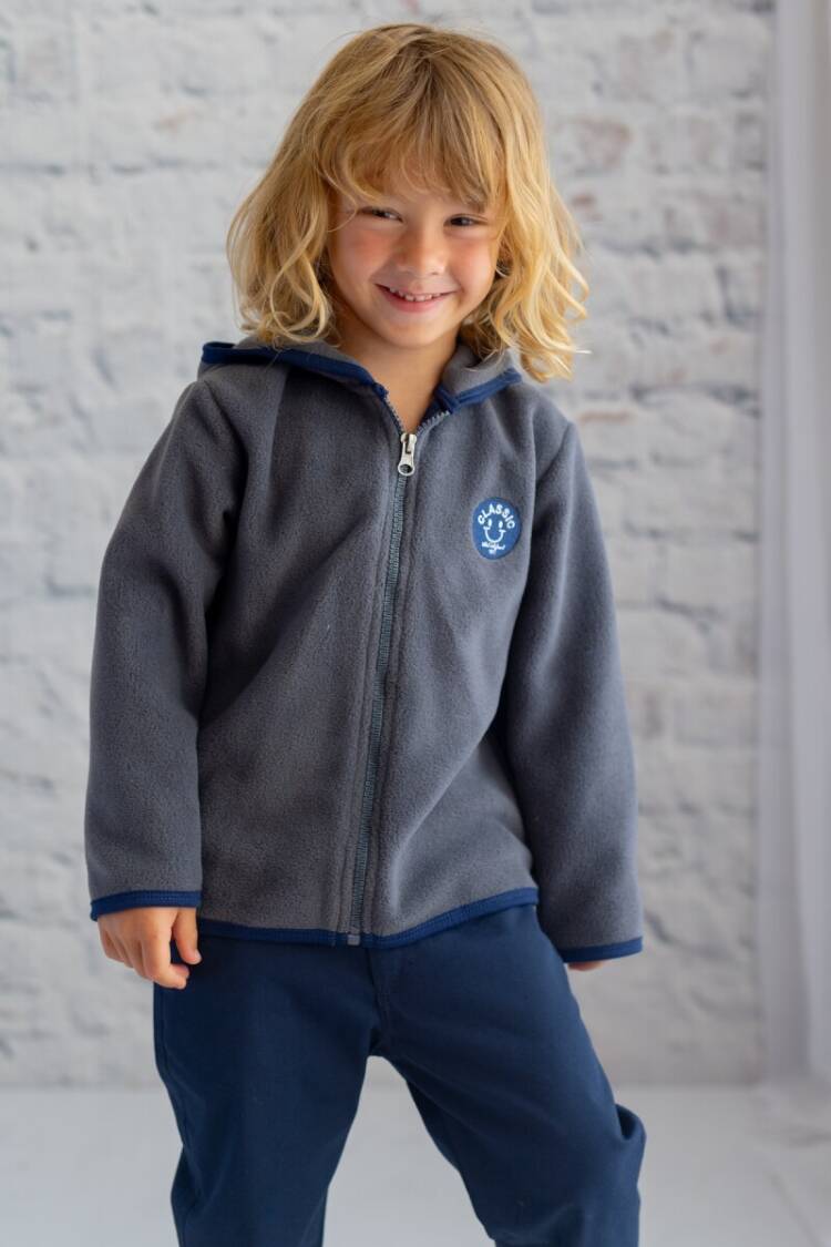 Wholesale Unisex Kids Fleece Cardigan 3-14Y - Brand: Zeyland - Kids & Baby Clothes Wholesale - Globality Store