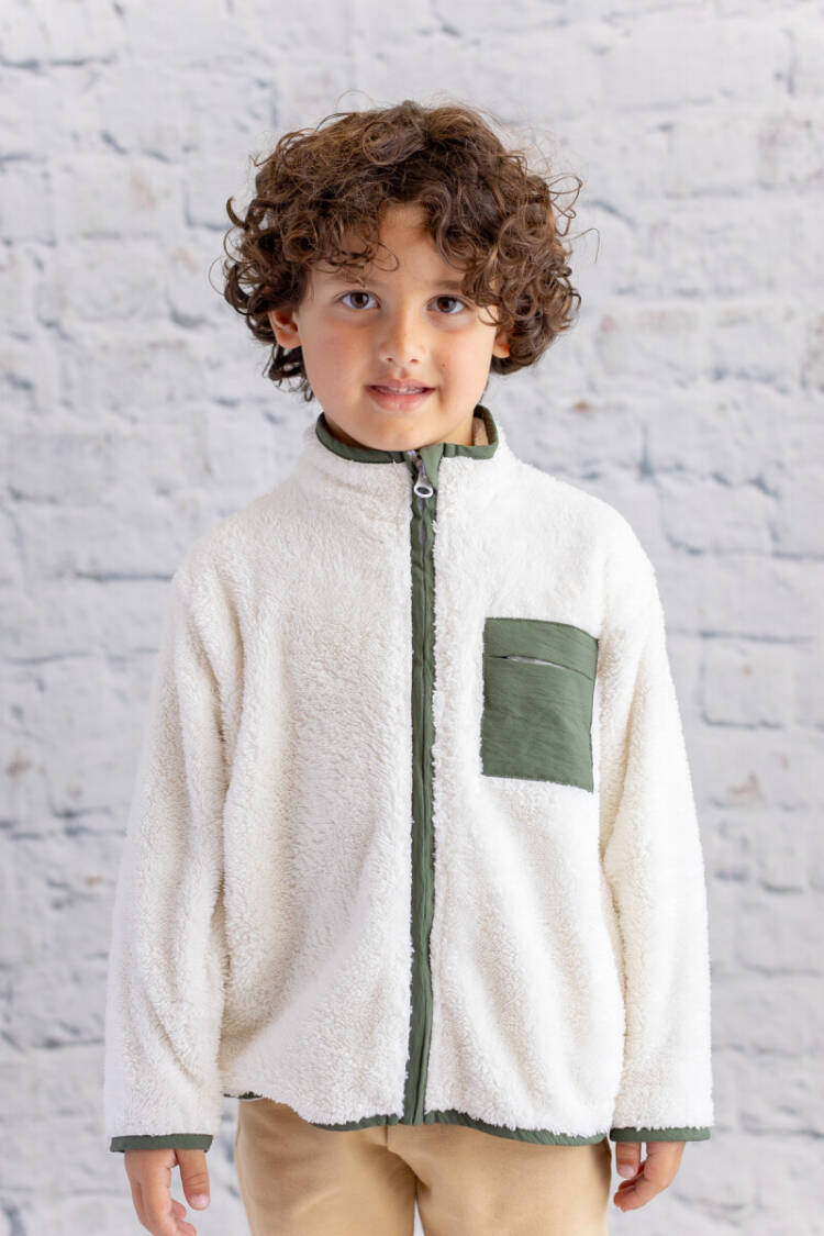 Wholesale Unisex Kids Plush Jacket with Parachute Pocket 1-12Y - Brand: Zeyland - Kids & Baby Clothes Wholesale - Globality Store