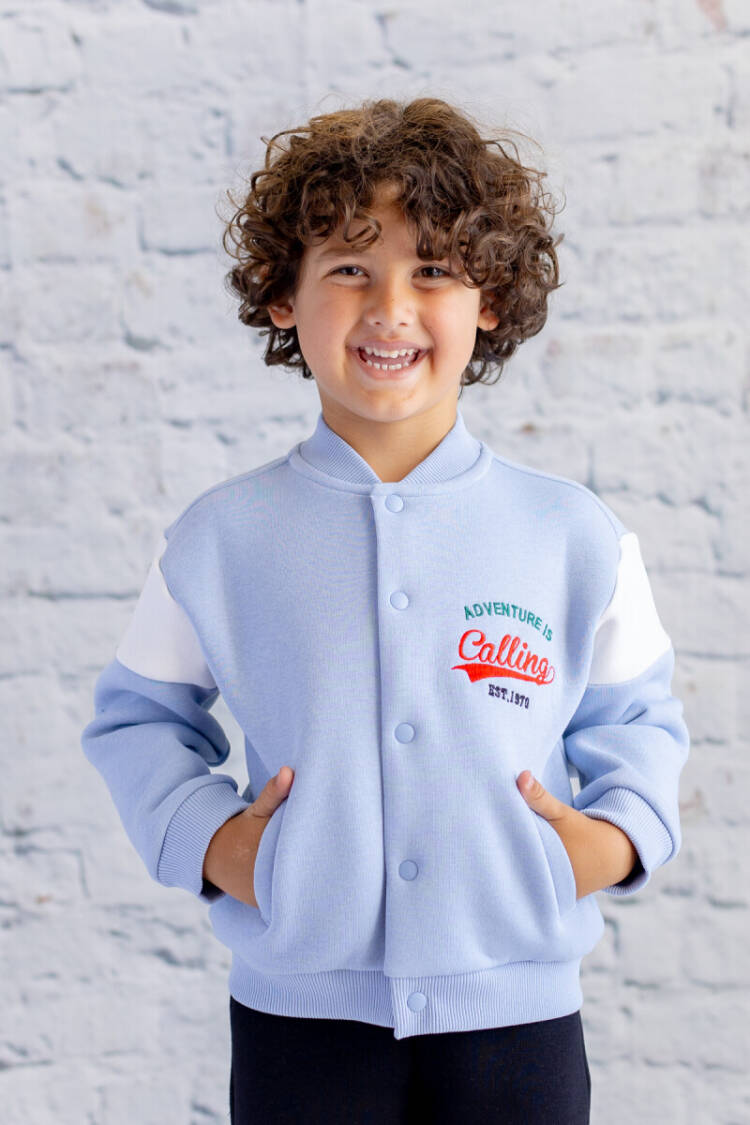 Wholesale Unisex Kids Printed College Jacket1-12Y - Brand: Zeyland - Kids & Baby Clothes Wholesale - Globality Store
