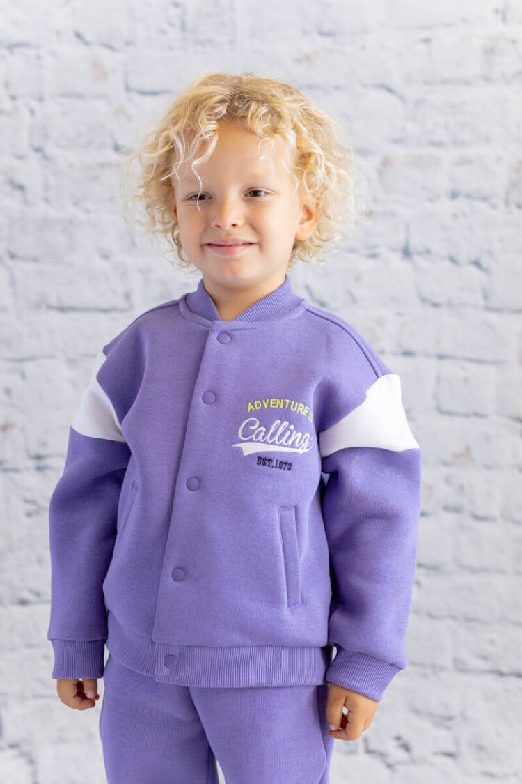 Wholesale Unisex Kids Printed College Jacket1-12Y - Brand: Zeyland - Kids & Baby Clothes Wholesale - Globality Store