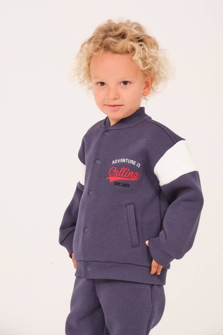 Wholesale Unisex Kids Printed College Jacket1-12Y - Brand: Zeyland - Kids & Baby Clothes Wholesale - Globality Store