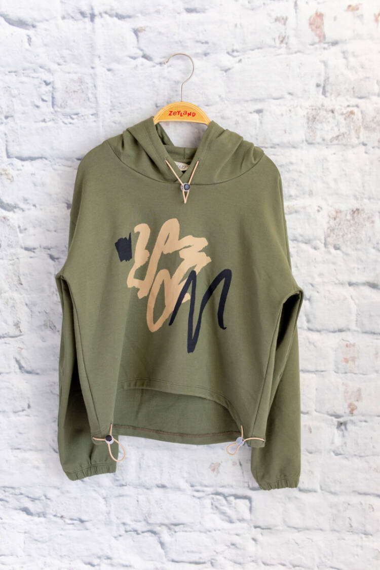 Wholesale Unisex Kids Printed Hooded Sweatshirt 8-15Y - Brand: Jazziee - Kids & Baby Clothes Wholesale - Globality Store