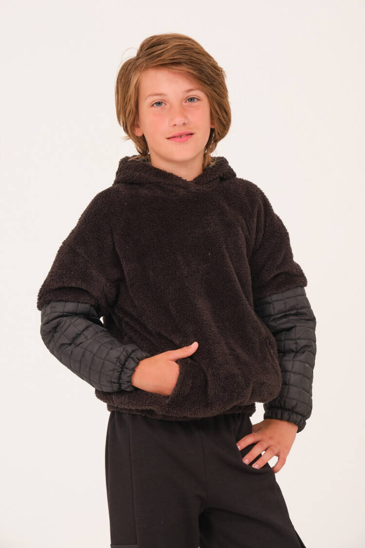 Wholesale Unisex Kids Quilted Plush Sweatshirt 8-15Y - Brand: Jazziee - Kids & Baby Clothes Wholesale - Globality Store