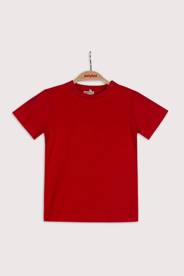 Wholesale Unisex Kids Short Sleeve Basic T-shirt 4-12Y - Brand: Zeyland - Kids & Baby Clothes Wholesale - Globality Store