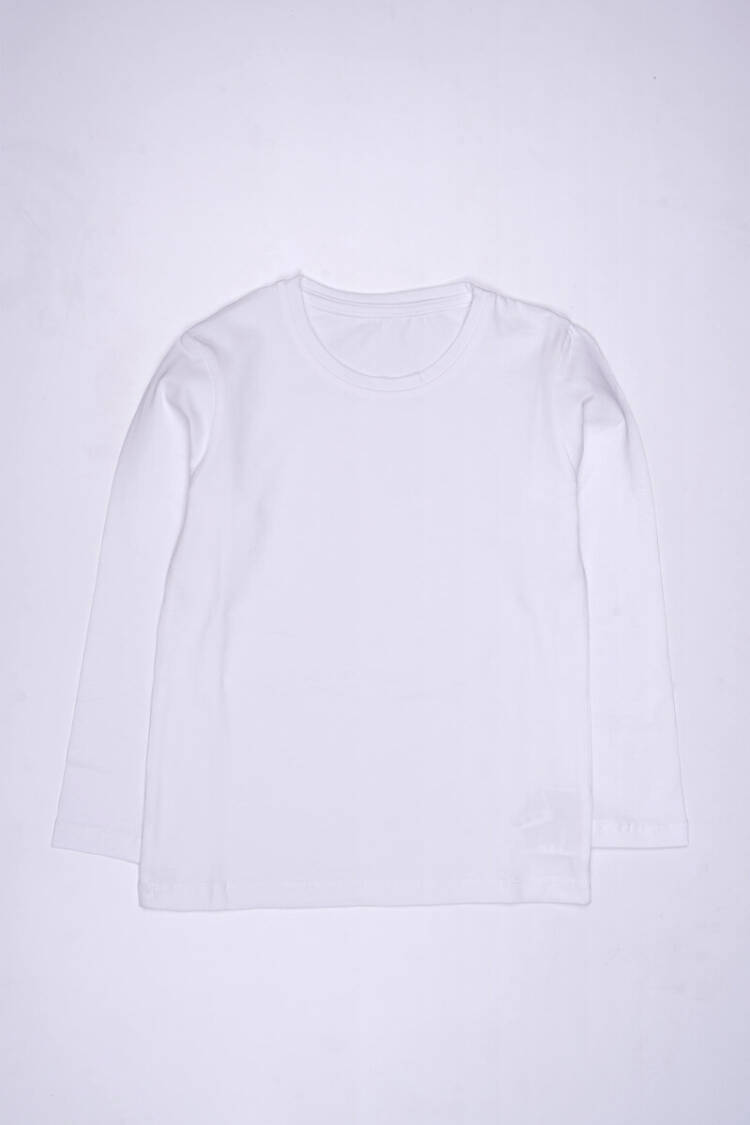 Wholesale Unisex Long Sleeve Basic T-shirt 5-8Y - Brand: Interkidsy Basic - Kids & Baby Clothes Wholesale - Globality Store