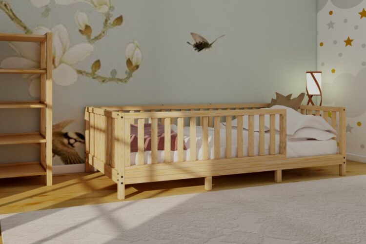 Wholesale Wood Bed 130*70cm - Brand: Wood and Montessori - Kids & Baby Clothes Wholesale - Globality Store
