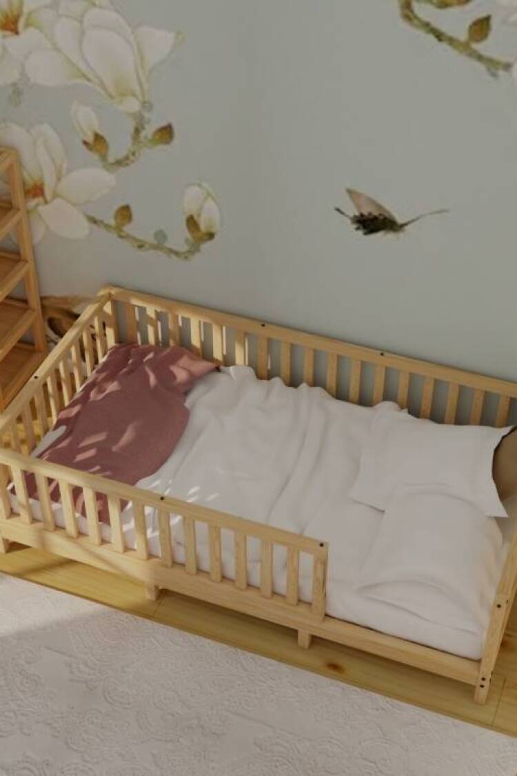 Wholesale Wood Bed 200x100 cm - Brand: Wood and Montessori - Kids & Baby Clothes Wholesale - Globality Store