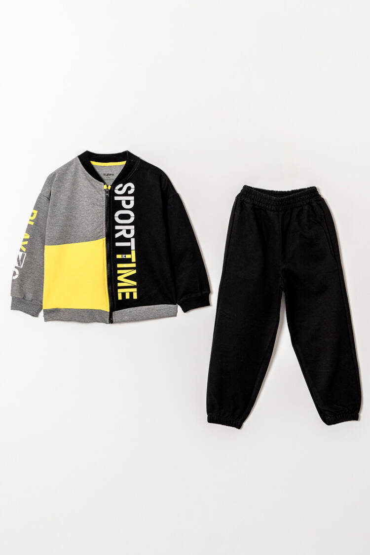 Wholessale Boys Zippered Tracksuit Set 6-9Y - Brand: Tuffy - Kids & Baby Clothes Wholesale - Globality Store
