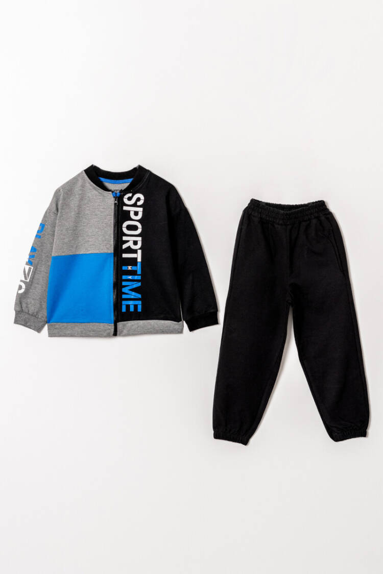 Wholessale Boys Zippered Tracksuit Set 6-9Y - Brand: Tuffy - Kids & Baby Clothes Wholesale - Globality Store