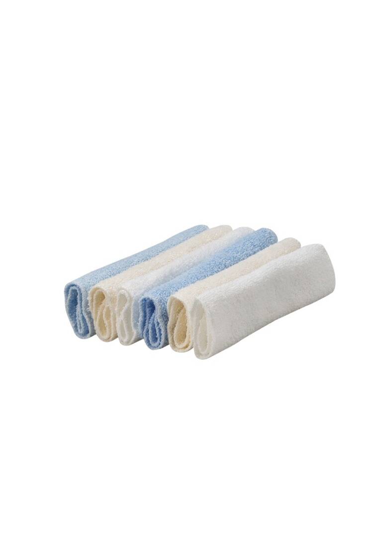 Woven Towel Handkerchief 6 Pcs 0-24M - Brand: Bebek Evi - Kids & Baby Clothes Wholesale - Globality Store