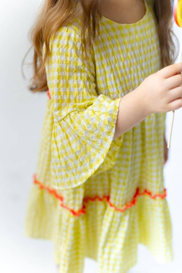 Yellow Dress Farbela 2-6Y - Brand: Pixy Love - Kids & Baby Clothes Wholesale - Globality Store